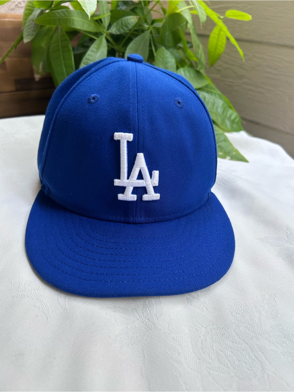 New Era Los Angeles Dodgers Blue Hat with White LA Logo SnapBack